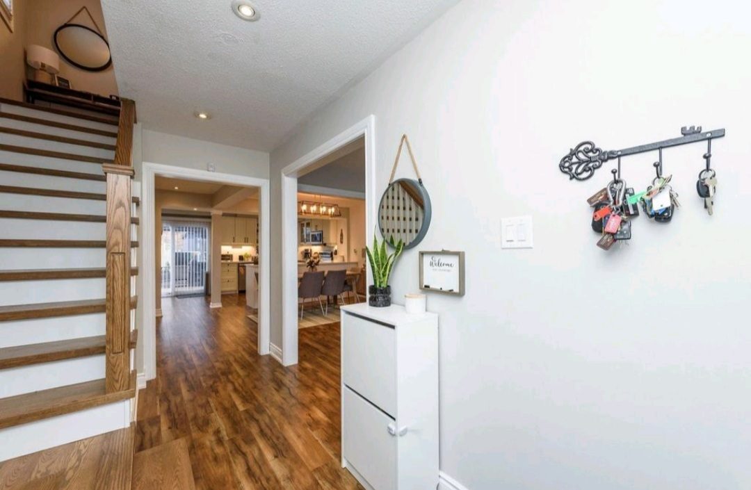 AquaTeck flooring in a bright entryway